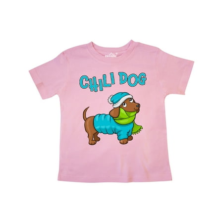 

Inktastic Chili Dog- cute dachshund Gift Toddler Boy or Toddler Girl T-Shirt