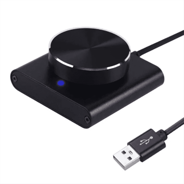 USB Volume Control Lossless PC Computer Speaker Volume Controller Knob Adjuster Digital Control with One Key Mute