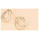 thumbnail image 4 of HomeKingdee Korean Fashion Alloy Ladies Earrings with Metal Ring Design - Cool Elegant Style Detachable Earrings for Women and Girls for Various Occasions, 4 of 5