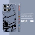 thumbnail image 3 of Case For OPPO RENO 8 7 9 6 7SE 5 4 4SE 4 3 4G 5G PRO PLUS Colour Simple Liquid Silicone Case Marvel Iron Man Comics, 3 of 5