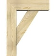 thumbnail image 3 of Ekena Millwork 8"W x 26"D x 34"H Traditional Block Rough Sawn Bracket w/ Offset Brace, Douglas Fir, 3 of 25
