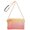 Grainy Background, variant on 9.65'x3.35'x6.3' Women's Crossbody Bag With All-Over Print Multiple Pockets Yellow Gingham Pattern