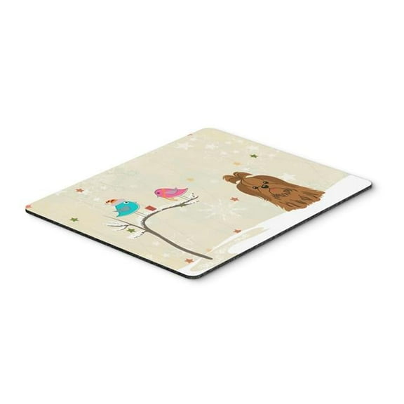 Carolines Treasures  Christmas Presents Between Friends Shih Tzu Chocolate Mouse Pad - Hot Pad or Trivet