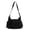 Black, variant on Women's Minimalist Floral Bow Drawstring Shoulder Bag Lightweight Nylon Japanese-style Crossbody Messenger Purse For Daily Commute Travel