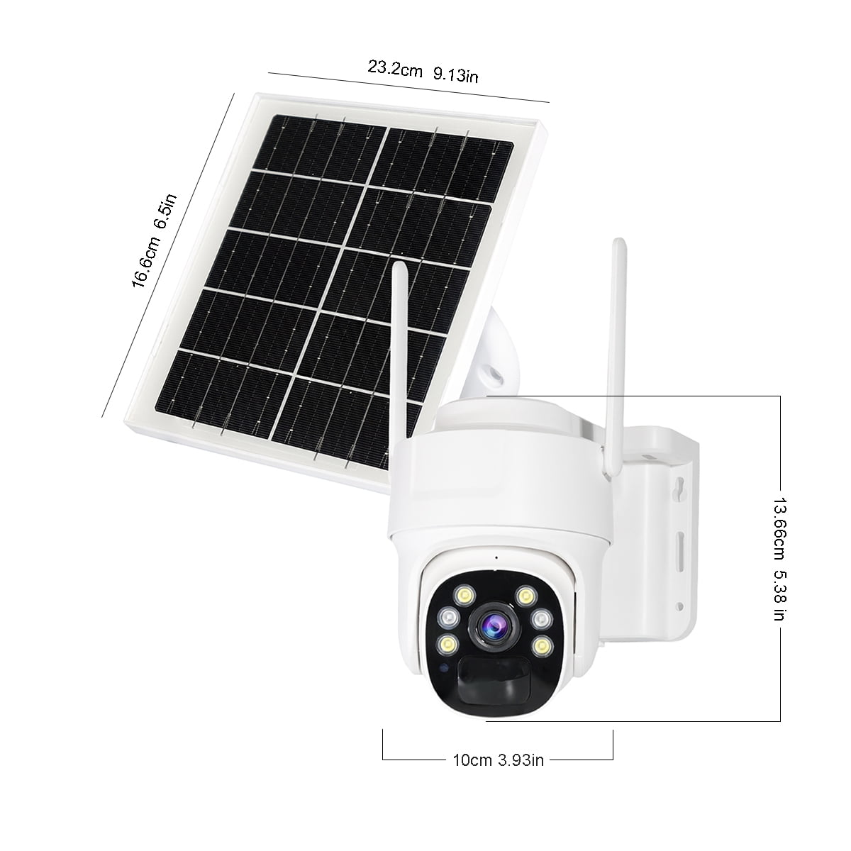 4G LTE Cellular Solar Security Cameras Wireless Outdoor,2K HD Night Vision,PIR Detection, Auto Tracking & Spotlight Alarm, 2-Way Audio,PTZ 360° No WiFi Security Camera