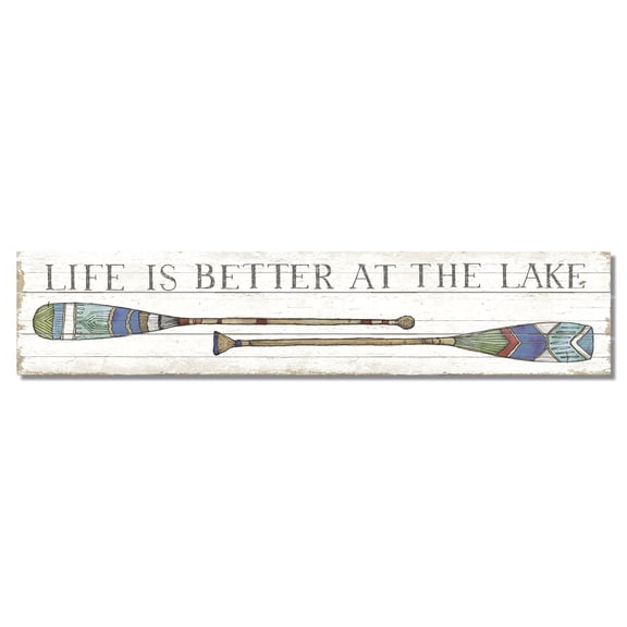 Highland Home Better At The Lake Indoor/Outdoor Pallet Wood Sign