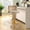 Khaki, variant on LUXMOD Bar Stools Modern Adjustable BarStools in Velvet Fabric Counter Height Stools Back Bar Chairs 360° Swivel Stool