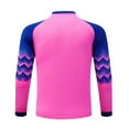 thumbnail image 3 of JanJean Kids Padded Goalie Shirts Football Goalkeeper Sports Top Long Sleeve Soccer Jersey Hot Pink XXS, 3 of 7