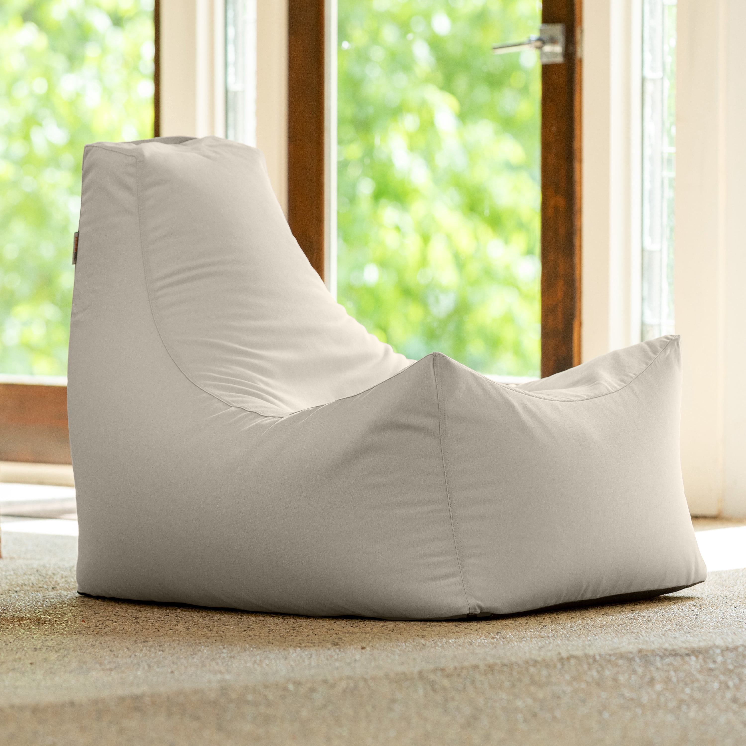 Jaxx Juniper Outdoor Bean Bag Patio Chair & Poolside Lounge, Flax