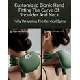 thumbnail image 6 of Massager - Real Hand Massager for Neck, 4D Wireless Neck Massager with Heat, Wireless Deep Tissue Kneading with Fixed Belt Simulation Human Hand Shoulder Massager for Home and Office (2 pcs), 6 of 8
