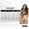 thumbnail image 5 of Vsdgher Sailing Dancing Dolphin Prinr Short Sleeve Body suit for Womens, Sexy Onesie One Piece Round Neck Bodysuit Shapewear Tummy Control-XX-Large, 5 of 7