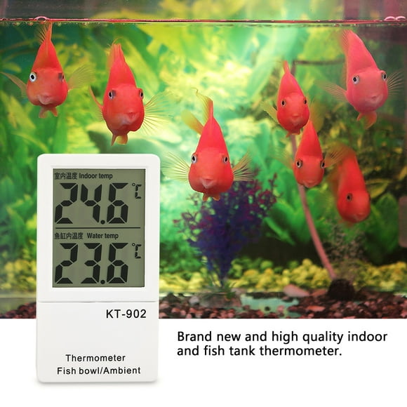 LCD Display Fish , Water , Measuring Fish Temperature For Measuring Indoor Temperature