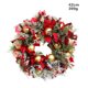 thumbnail image 3 of Christmas Wreath With Red Green Balls Ribbons For Front Door Garden Courtyard Home Wall Hanging 2025 New Year Decoration 42cm, 3 of 5