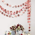 thumbnail image 6 of 4Pcs Gold Circle Garland Gold Party Decorations Hanging Dot Banner Streamer Backdrop Decor Wedding Birthday Bday Bridal Baby Shower Bachelorette Ramadan EID Graduation New Year NY Party Supplies, 6 of 8