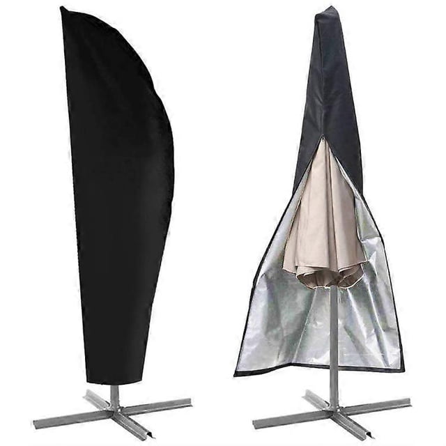 Protective cover for 2-4m cantilever parasol, dimensions 265 x 40 x 50cm/70cm, waterproof, dustproof, etc.