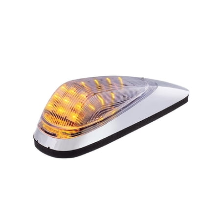 Peterbilt/Fits Kenworth 19 LED Grakon 2000 Cab Light - Amber LED/Clear Lens
