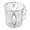 SilverA, variant on Metal Strainer with Handle for Hot Pots And Frying Mesh Colander for Pasta And Food Sturdy Kitchen Filtration Tool,3.94×3.94×2.95 inch,SilverB