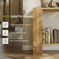 thumbnail image 4 of Finmind Extra Long Console Table, Farmhouse 70.9-Inch Sofa Table Behind Couch for Living Room, Light Oak Brown, 4 of 7