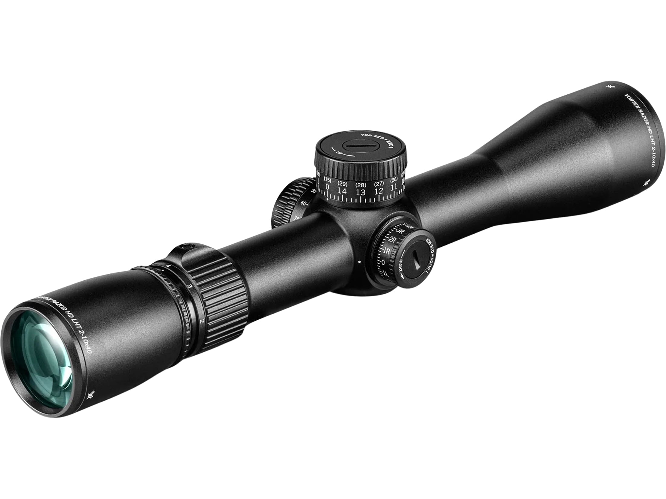 Vortex Optics Razor HD LHT Rifle Scope 30mm Tube 2-10x 40mm Illuminated G4i BDC Reticle Matte Black
