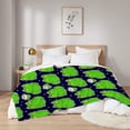 thumbnail image 4 of Cute Funny Green Frog Blanket Gifts for Cute Funny Green Frog Lover 40 x 50 Inch for Kid,Cute Funny Green Frog Fannel Fleece Throw Blanket Super Soft Throws Blanket for Bed Couch Sofa, 4 of 6
