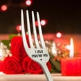 thumbnail image 3 of RnemiTe-amo Dinner Forks Valentine's Day Steel Forks Gifts,For Wife Girlfriend Boyfriend Mom Dad,Valentine's Day Gift,Creative Christmas,Anniversary,Birthday,Wedding,Stainless Steel Fork,1Pc, 3 of 7