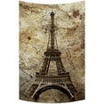 thumbnail image 1 of ABPHQTO Tapiz de pared de la Torre Eiffel de París, arte de pared, decoración de dormitorio, tapices de pared tamaño 150x228 cm ABPHQTO QB-QQQ-36-90x60, 1 of 1
