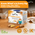 thumbnail image 4 of QuikTea Instant Turmeric Ginger Chai Tea Latte – 10 Count, earthy turmeric glow with zesty ginger warmth, low Caffeine, No artificial colors, flavors or preservatives – Just Add Hot Water, Kosher, 4 of 10
