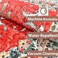 thumbnail image 2 of SUSUZI 5.3' x 7.5' Area Rug Boho Living Room Rug, Washable Low Pile Non Slip Carpet for Bedroom, Dining Room, Retro Area Rug Indoor, 2 of 9