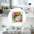 thumbnail image 5 of nygtbtfer Set of 2 Pillow Covers Decorative Cushion Case Palm Leaves Throw Pillow Covers for Couch Sofa Bedroom Outdoor Decoration White, 5 of 7