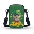 thumbnail image 2 of HELLHERO 4.33x1.97x7.09 Crossbody Bag, Men, Women with Vintage Cat, 2 of 7
