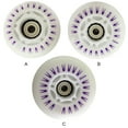 thumbnail image 3 of Soidarity Paquete de 4 ruedas para patines, ruedas antideslizantes, rueda colorida, Kit de piezas de repuesto luminosas, aprendiz profesional Type2 NO2, 3 of 6