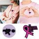 thumbnail image 2 of En octubre usamos el alfiler rosa insignia de la cinta rosa para promover la conciencia sobre el cáncer de mama signo alfiler, 2 of 8