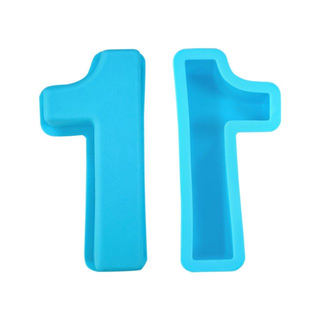 RXIRUCGD Birthday Number Silicone Cake Mold Pizza Pan Baking Cake Bread Kitchen DIY Mould