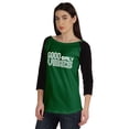 thumbnail image 4 of Inkmeso Good Vibes Only Inspirational Tshirt Tops For Women Casual Graphic Tee, 4 of 8