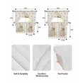 thumbnail image 5 of Happy Easter Bunny Swag Curtains for Living Room/Bedroom Windows, Polka Dot Rabbit Abstract Art Kitchen Curtains and Valances Set 36 Inch Length, Light Filtering Swags Valance Curtain Panels, 5 of 5