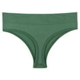 thumbnail image 5 of Fancifize Women's Breathable Seamless Thong Panties No Show Underwear Cotton Bikini Panties Low Rise Underwear Briefs,4 Pack,XXL,Multicolor2, 5 of 7