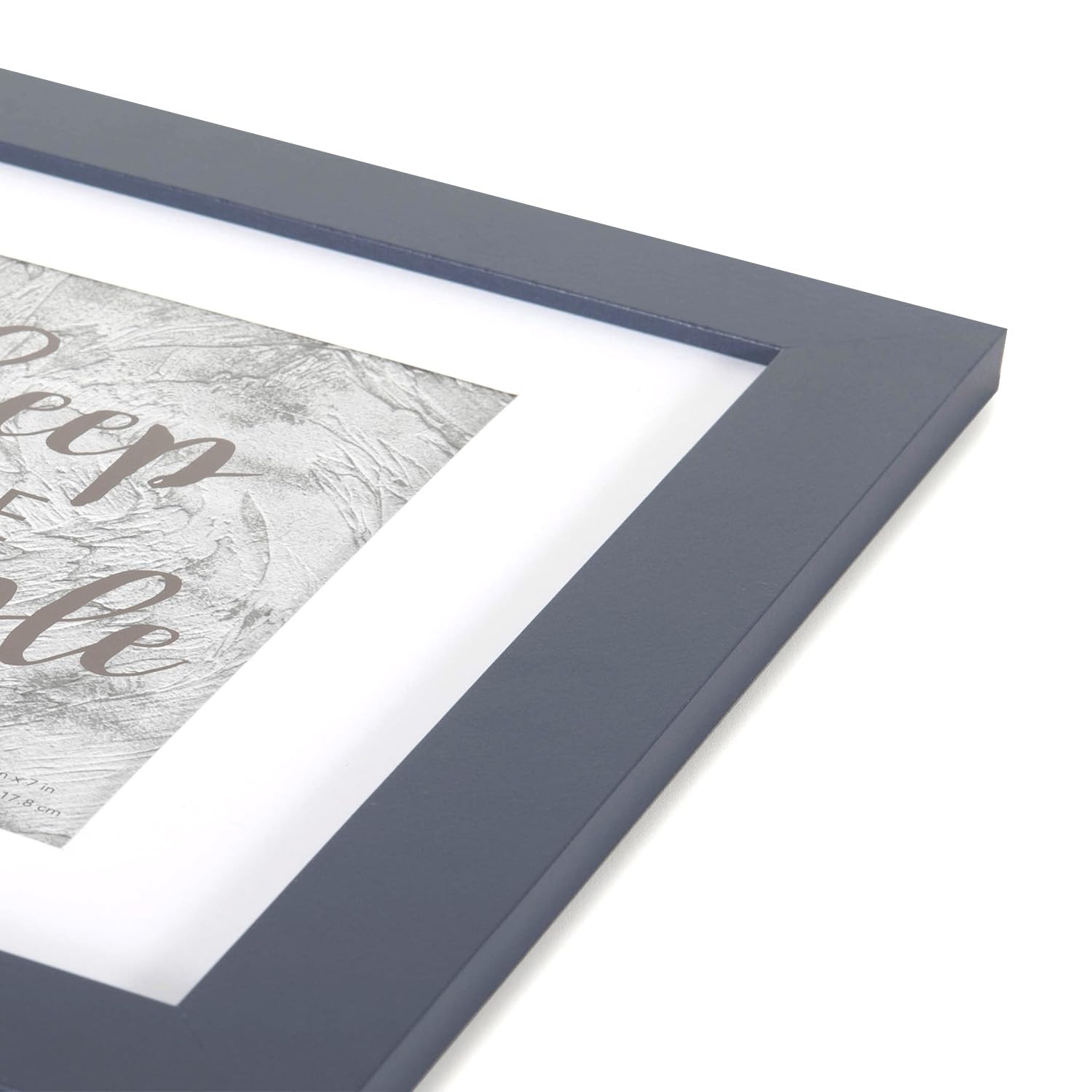 Set Of 3 Aluminum Picture Frames 12x16 With Mat | Silver Metal Photo Frames For Wall Display - Art, Prints, Photos