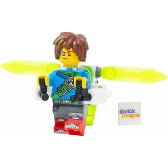 Jay (Legacy, White Tunic w/ Blue Stripes) - LEGO Ninjago