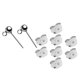 thumbnail image 1 of Pendientes de bola 925 Sunnimix 10 Piezas Post Trasero, 1 of 8