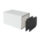thumbnail image 3 of Caja para baraja de cartas shamjiam tarjetero de cuero PU con bandeja para dados blanco, 3 of 8