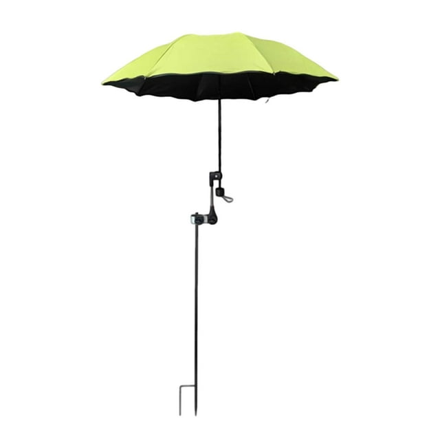Almencla Plant Sun Umbrella Multiuse Beach Chair Sun Parasol Block Sunlight for Patio Green