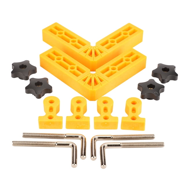 Abrazaderas de ángulo recto, 2 piezas Abrazadera de fijación para carpintería con posicionamiento de 90 grados Abrazaderas de ángulo de grado Solución innovadora