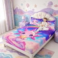 thumbnail image 2 of Manfei 3D-Printed Axolotl Fitted Sheet Full,Cute Animals Print Bed Set,3-Piece,1 Fitted Sheet and 2 Pillowcases, 2 of 5