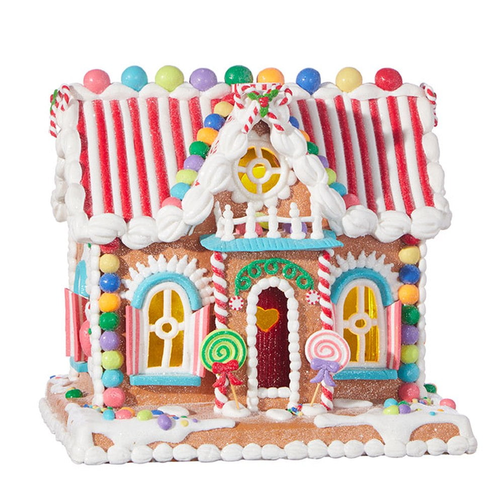 Raz Imports 2020 Kringle Candy Co. 11-Inch Candy Lighted Gingerbread