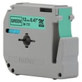 thumbnail image 2 of Brother Genuine P-touch M-731 Tape, 12mm (0.47") Standard Non-Laminated Label Maker Tape, Black on Green, M731, 2 of 5