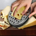 thumbnail image 3 of Cheese Grater Citrus Lemon Zester with Food Storage Container & Lid - Perfect For Hard Or Soft Cheddar Cheeses, Ginger, Vegetables, 3 of 5
