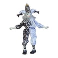 thumbnail image 1 of Muñeca de de Porcelana de 15'' para Decoración de Halloween, Manualidades, Figura de , Muñeca Arlequín para Colección de Regalos, 1 of 9