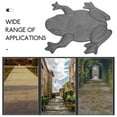 thumbnail image 7 of HONMEET Paving Stones For Garden Cast Iron Frog Shaped Stepping Stone Silver Nonslip Surface 1Pack, 7 of 7