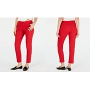 Hue Diamond-Texture Loafer Skimmer Leggings,Choose Sz/Color: L/Red