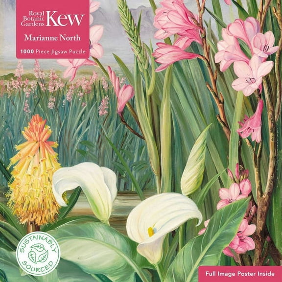 Adult Sustainable Jigsaw Puzzle Kew Gardens: Marianne North: